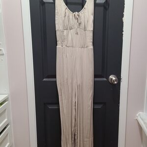 Elegant Beige Jumpsuit